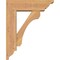 Ekena Millwork Legacy Traditional Smooth Bracket w/ Offset Brace, Western Red Cedar, 5 1/2"W x 16"D x 20"H BKT0604X16X20LEC01SWR - alternate 2